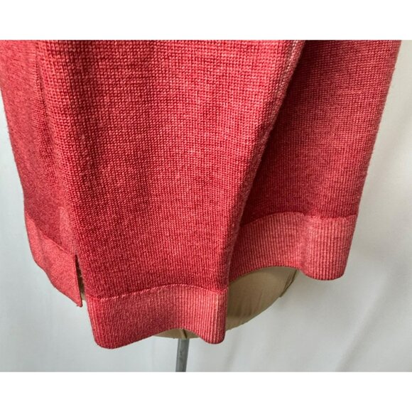 Pendleton Womens Red V-Neck Sweater Small Long Sleeve Soft Knit Lightweight - Picture 9 of 10